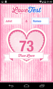 Free LoveTest, True Love Calculator APK