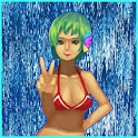 Waterfall Action Girl arcade logo