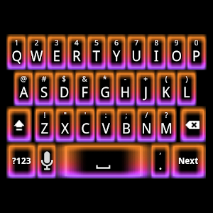 Neon Glow Keyboard Skin