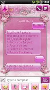 How to download Pink Roses GO SMS Theme 1.12 apk for pc