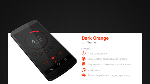 Dark Orange Theme