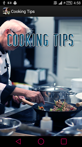 Cooking Tips