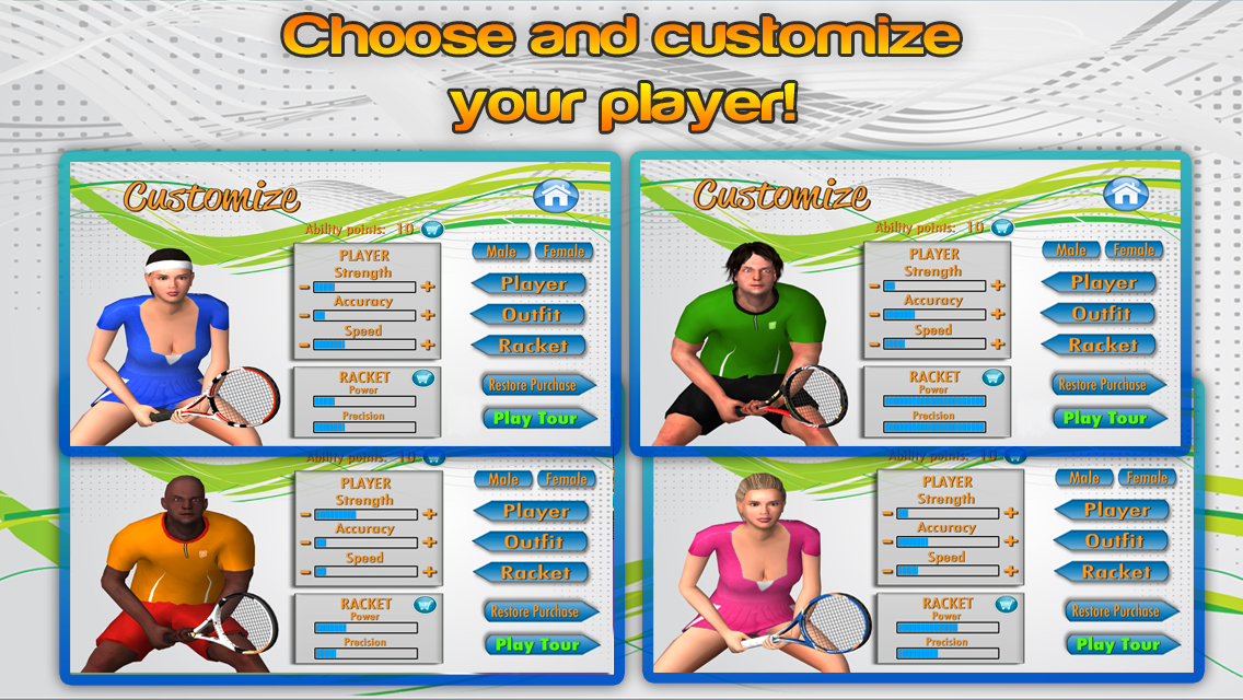 First Person Tennis World Tour - screenshot