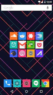  Minimal UI - Icon Pack: miniatura de captura de pantalla  