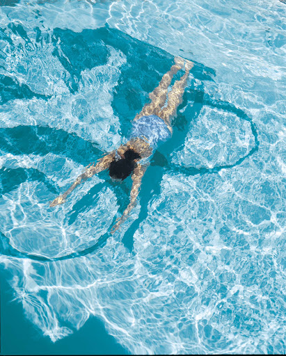 Take the plunge: The Seahorse Pool aboard the Crystal Serenity features crystal clear water.