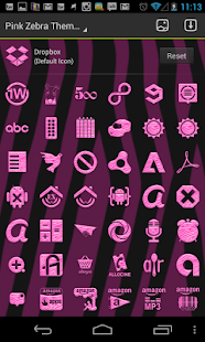 How to get Pink Zebra theme and icon pack 1.0.14 mod apk for bluestacks