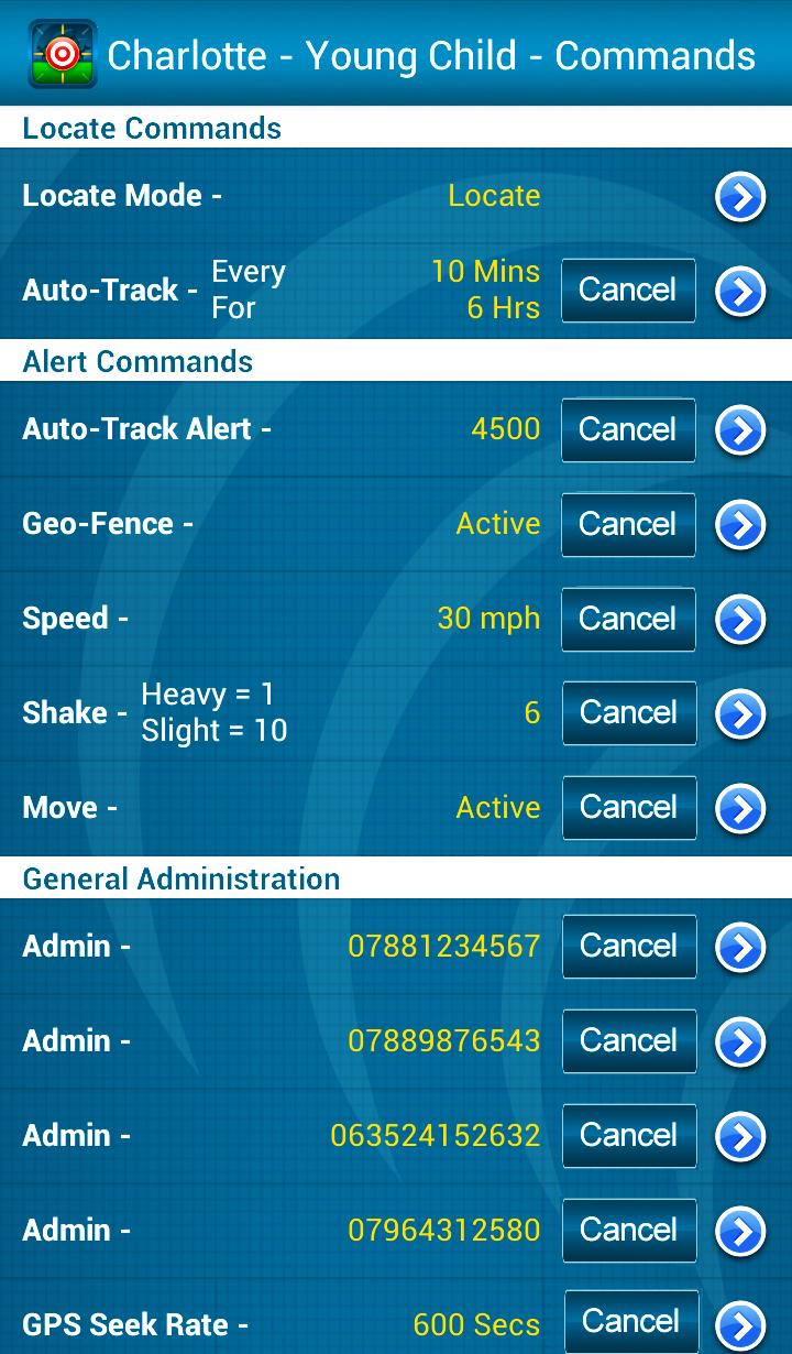 Track Your GPS GSM Tracker Screen 3