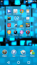 Xperien Theme Neon Blue poster 7