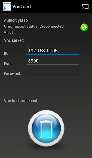 Vnc2cast - Vnc to chromecast
