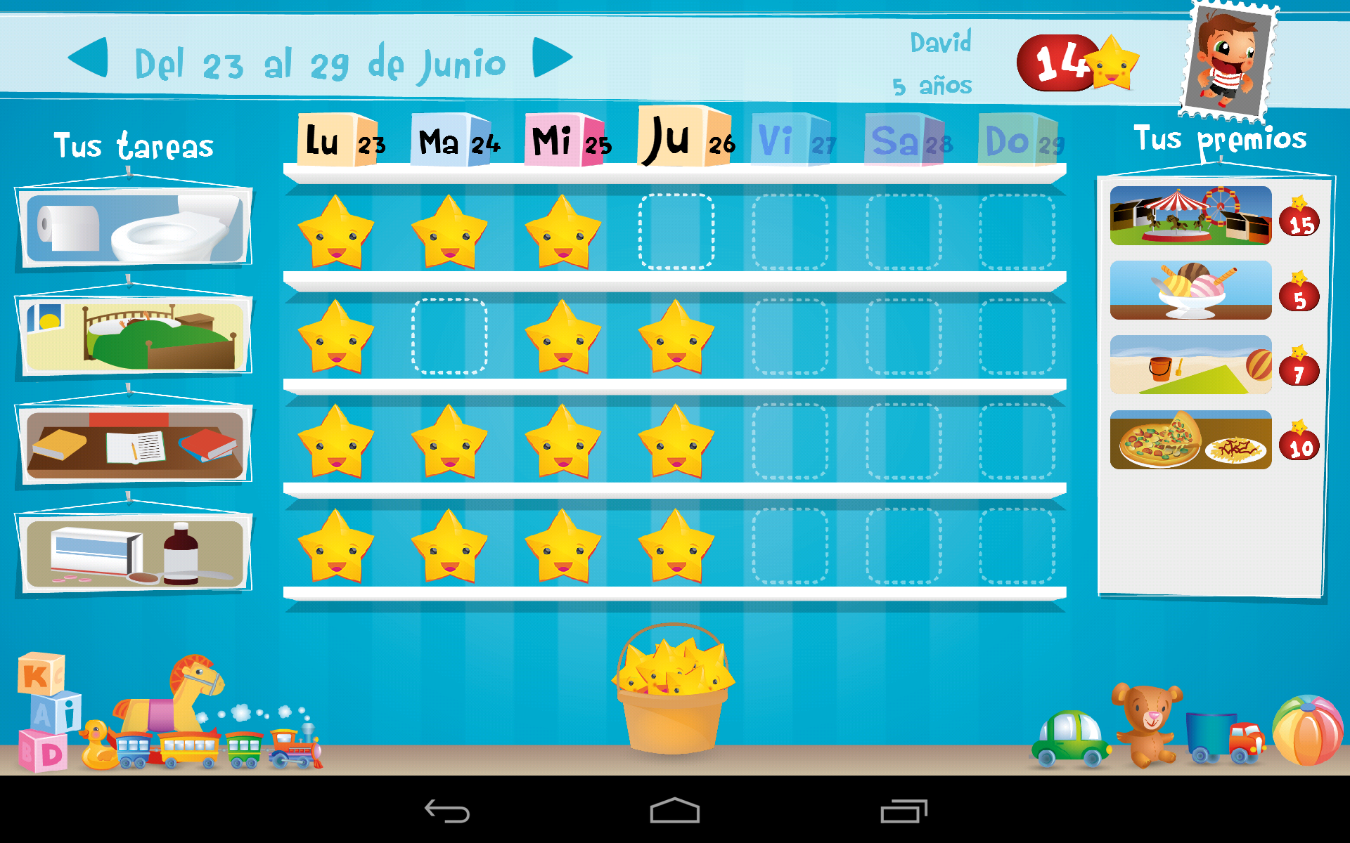 Android application BabyEduca screenshort