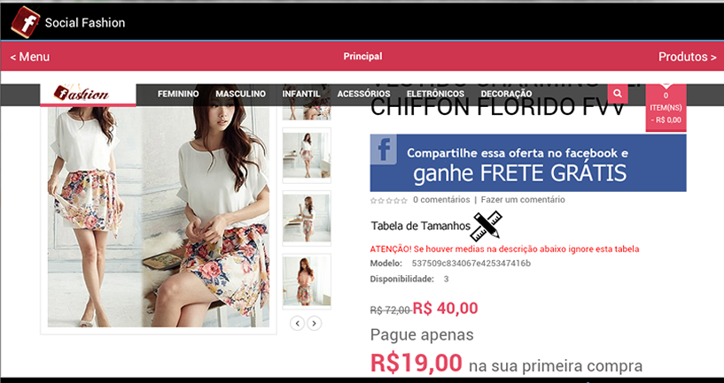 Roupas Femininas Baratas 2.1 Screen 2