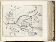 Plattegrond van Hamburg, ca. 1693-1696