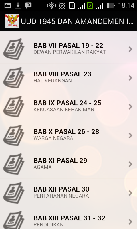 UUD 1945 DAN AMANDEMEN I -IV - Android Apps on Google Play