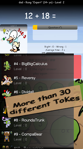 【免費教育App】ToKe'MaThS (Fun math for kids)-APP點子