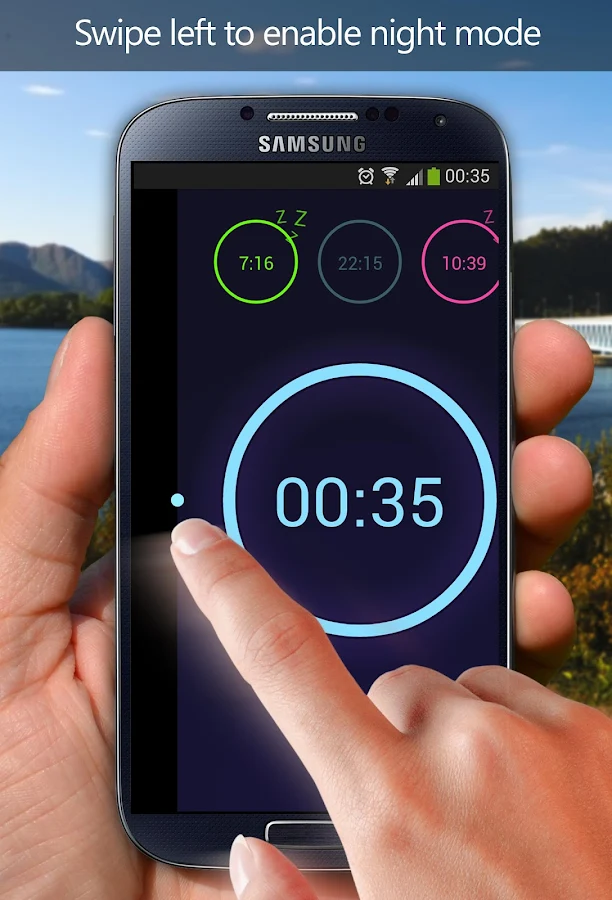 Neon Alarm Clock - screenshot