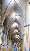 Side aisle in York Minster by Del Candler - Buildings & Architecture Architectural Detail