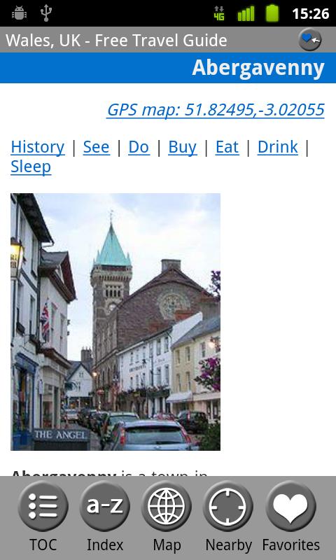 Wales, UK - Travel Guide &amp; Map Screen 3