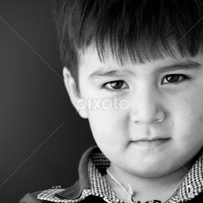 Eyes by Sadat Changezi - Black & White Portraits & People