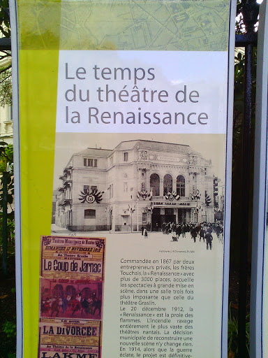 Plaque Du Théâtre Renaissance