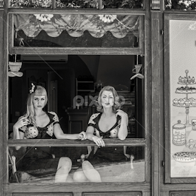 Greta & Nea by Viktorija Golubić - Black & White Portraits & People
