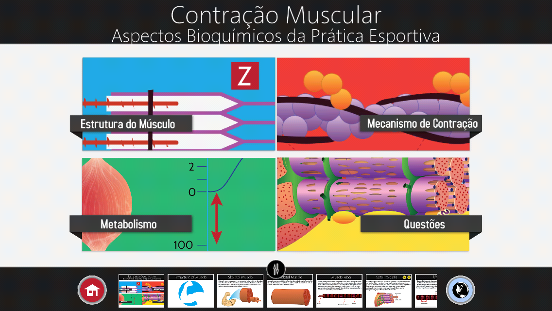 Android application Muscle Contraction screenshort