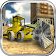 Construction Bulldozer Parking icon