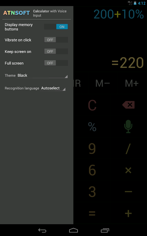 MultiScreen Voice Calculator Pro Android Apps on Google Play