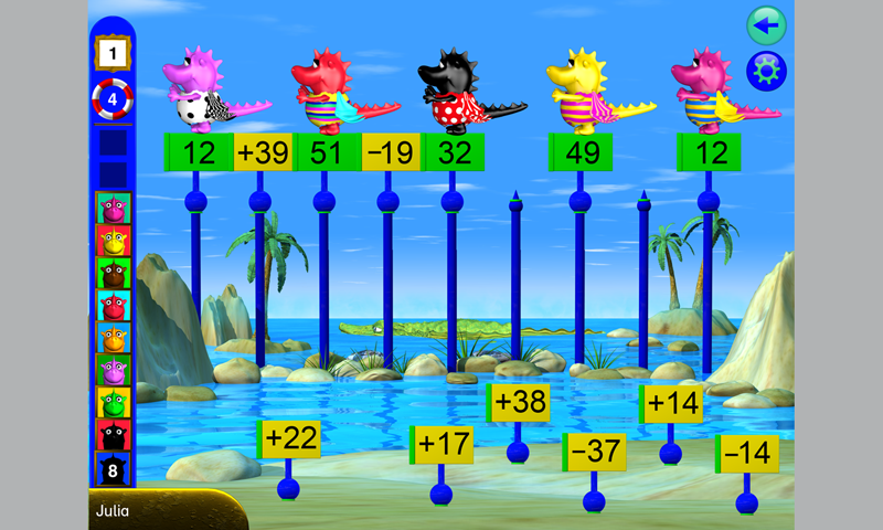 Android application Math 2 - math with Fragenbär screenshort