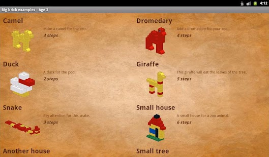 download Big brick examples - Age 3 free