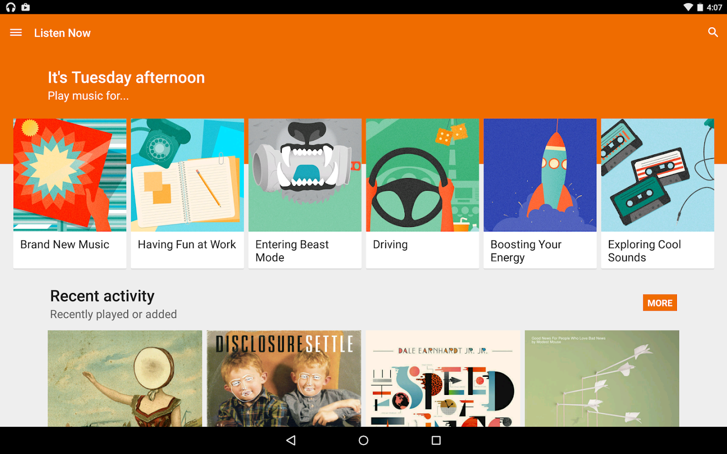 Google Play Music - screenshot