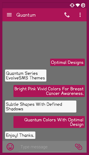 【免費個人化App】EvolveSMS - Quantum Pink-APP點子