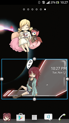 Madoka Magica Clock Widget