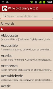 Wine Dictionary