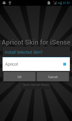 Apricot Skin for iSense Music