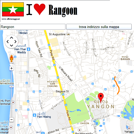 Yangon maps