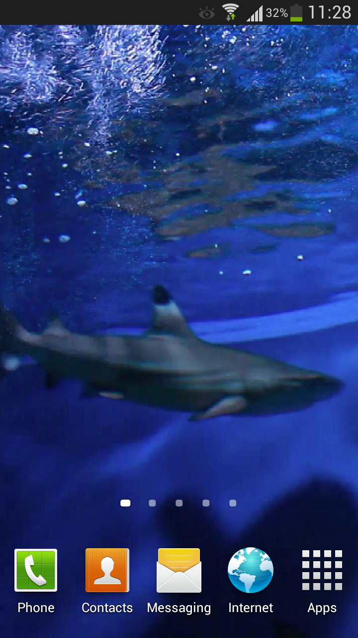 Android application Sharks Live Wallpaper HD screenshort