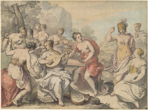 Minerva and the Muses