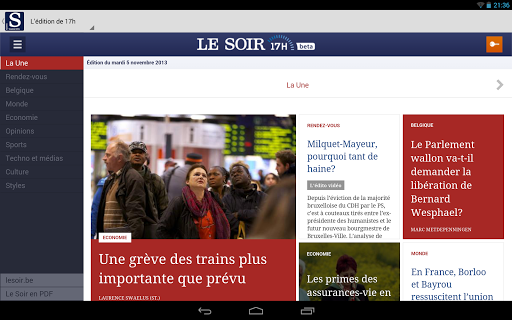 免費下載新聞APP|Le Soir Tablette app開箱文|APP開箱王