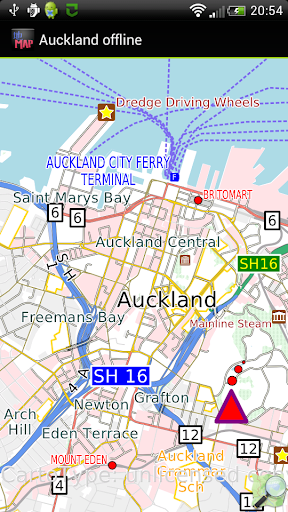 Auckland offline map