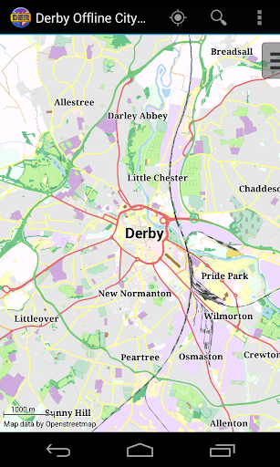 Derby Offline City Map
