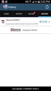 Hanscom FCU EasyDeposit Mobile Screenshots 3
