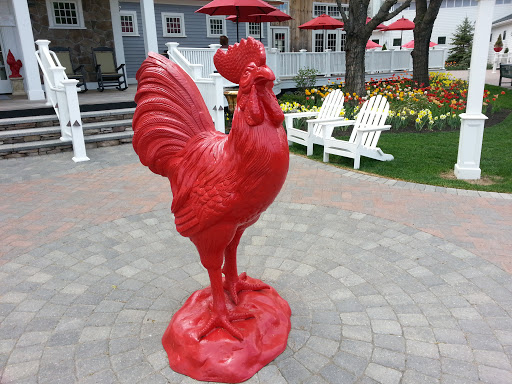 Big Red Rooster at the Farm Table Restaurant