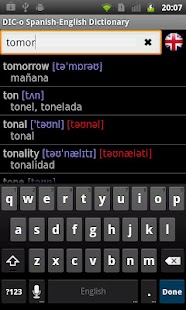 Spanish-English offline dict.