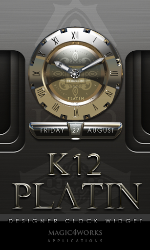 Platinium Clock Widget