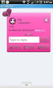 How to install GO SMS - Pink Leopard SMS 1.1 apk for bluestacks