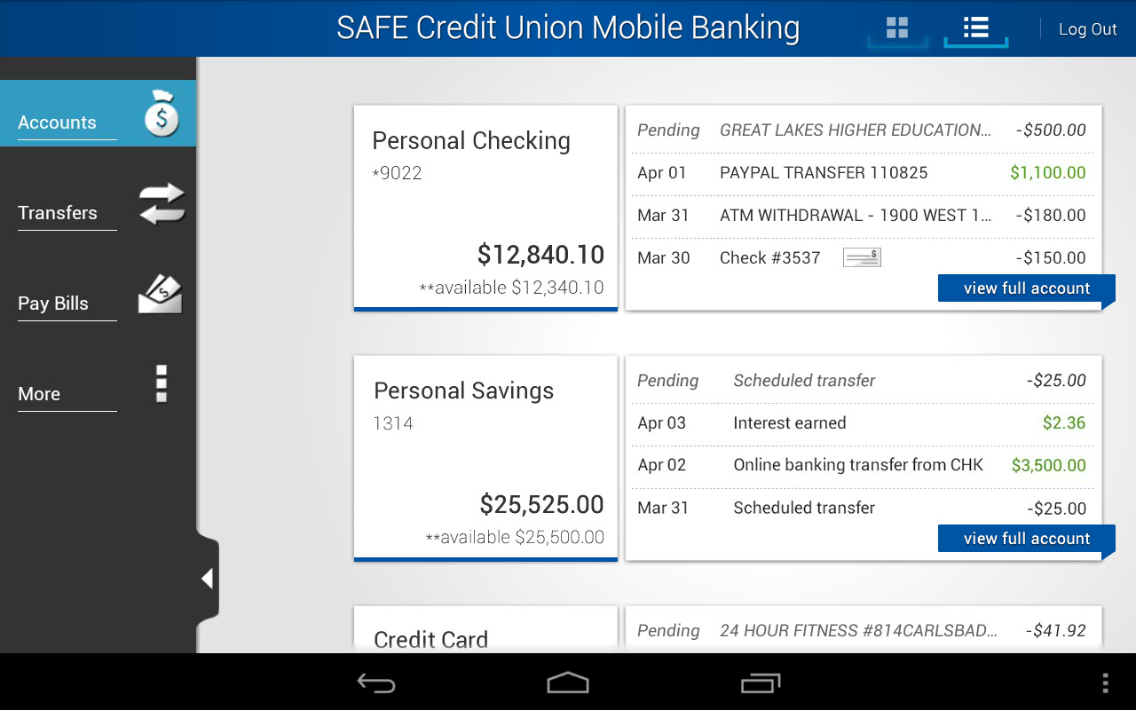 SAFE Credit Union Android Apps on Google Play