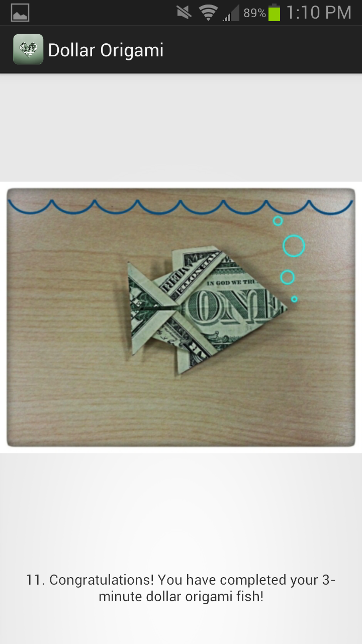 3-Minute Dollar Origami Screen 2