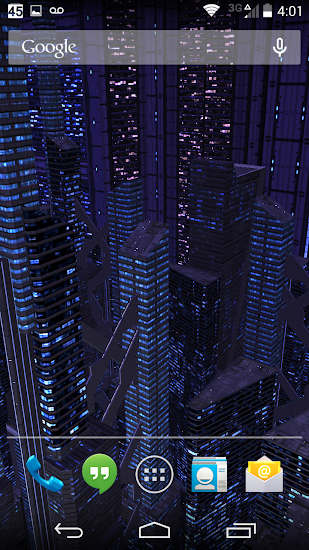 3D LiveWallpaper Dark City Pro - screenshot