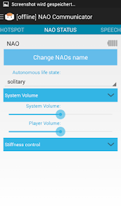 NAO Communicator Screenshots 2