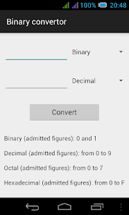 Free Binary convertor APK